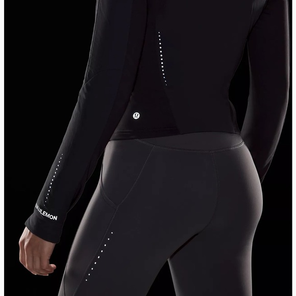 lululemon push your pace jacket black NWT - Picture 5 of 7